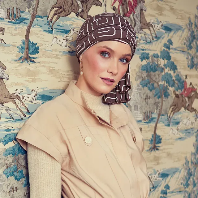 Christine Headwear Tula Turban gemustert Bambus